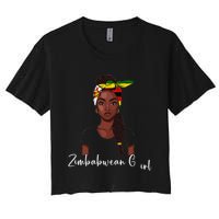 Zimbabwean Flag Souvenirs Products Woman Zimbabwe Women's Crop Top Tee