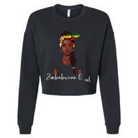 Zimbabwean Flag Souvenirs Products Woman Zimbabwe Cropped Pullover Crew