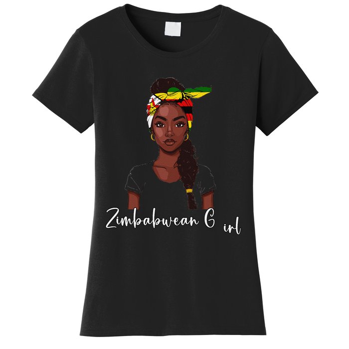 Zimbabwean Flag Souvenirs Products Woman Zimbabwe Women's T-Shirt