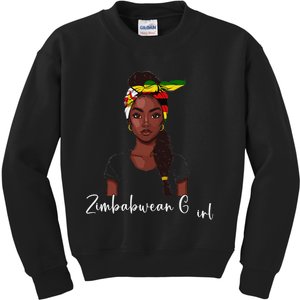 Zimbabwean Flag Souvenirs Products Woman Zimbabwe Kids Sweatshirt