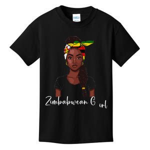 Zimbabwean Flag Souvenirs Products Woman Zimbabwe Kids T-Shirt