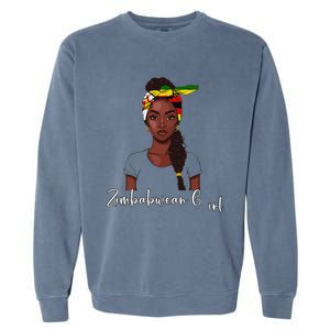 Zimbabwean Flag Souvenirs Products Woman Zimbabwe Garment-Dyed Sweatshirt