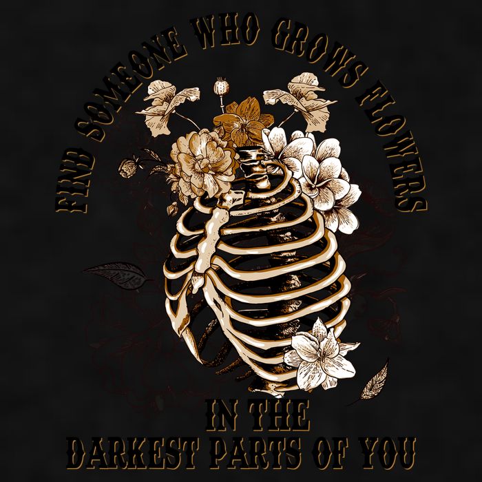 Zach Find Someone Who Grows Flowers In The Darkest Parts Of You Ladies PosiCharge Tri-Blend Wicking Tank