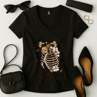 Zach Find Someone Who Grows Flowers In The Darkest Parts Of You Women's V-Neck T-Shirt