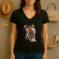 Zach Find Someone Who Grows Flowers In The Darkest Parts Of You Women's V-Neck T-Shirt
