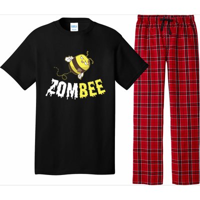 Zombee Funny Zombie Bee Happy Halloween Costume Beekeper Gift Pajama Set