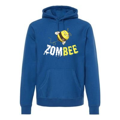 Zombee Funny Zombie Bee Happy Halloween Costume Beekeper Gift Premium Hoodie