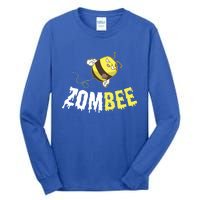 Zombee Funny Zombie Bee Happy Halloween Costume Beekeper Gift Tall Long Sleeve T-Shirt