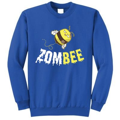 Zombee Funny Zombie Bee Happy Halloween Costume Beekeper Gift Tall Sweatshirt