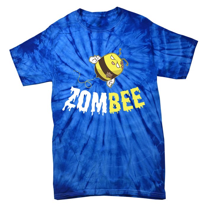 Zombee Funny Zombie Bee Happy Halloween Costume Beekeper Gift Tie-Dye T-Shirt