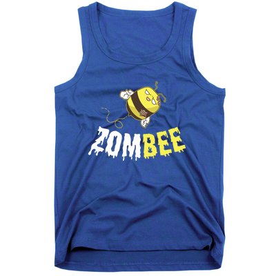 Zombee Funny Zombie Bee Happy Halloween Costume Beekeper Gift Tank Top