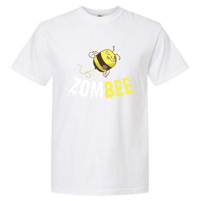 Zombee Funny Zombie Bee Happy Halloween Costume Beekeper Gift Garment-Dyed Heavyweight T-Shirt