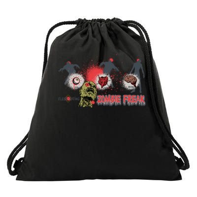 Zombie Freak Drawstring Bag