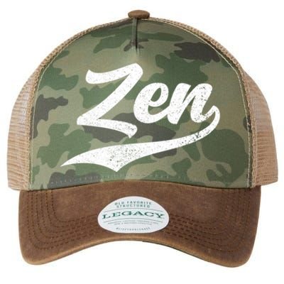 Zen Funny Zen Funny Meditating Meditation Yoga Namaste Gift Legacy Tie Dye Trucker Hat