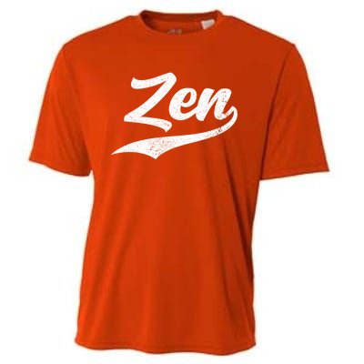 Zen Funny Zen Funny Meditating Meditation Yoga Namaste Gift Cooling Performance Crew T-Shirt