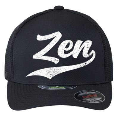 Zen Funny Zen Funny Meditating Meditation Yoga Namaste Gift Flexfit Unipanel Trucker Cap