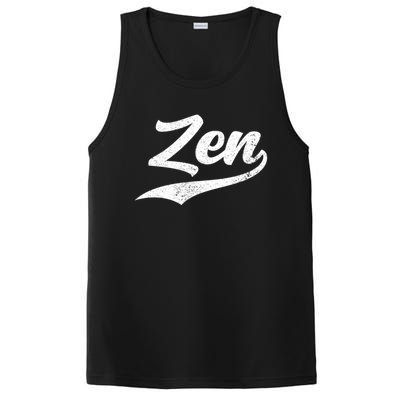 Zen Funny Zen Funny Meditating Meditation Yoga Namaste Gift PosiCharge Competitor Tank