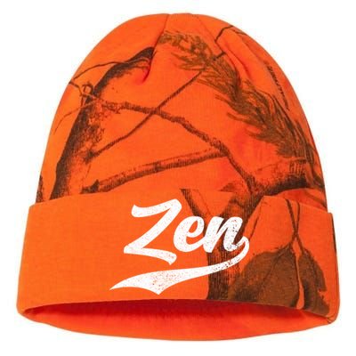 Zen Funny Zen Funny Meditating Meditation Yoga Namaste Gift Kati Licensed 12" Camo Beanie