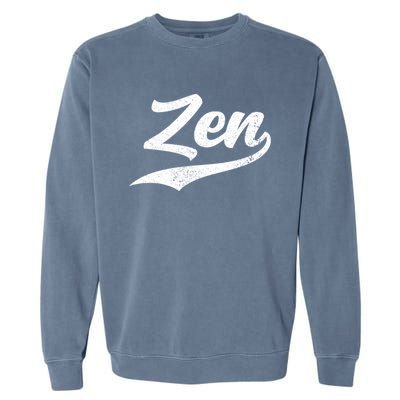 Zen Funny Zen Funny Meditating Meditation Yoga Namaste Gift Garment-Dyed Sweatshirt