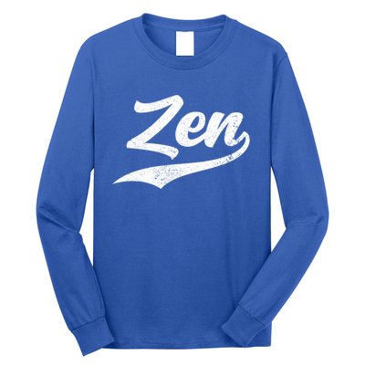 Zen Funny Zen Funny Meditating Meditation Yoga Namaste Gift Long Sleeve Shirt