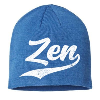 Zen Funny Zen Funny Meditating Meditation Yoga Namaste Gift Sustainable Beanie