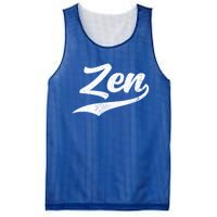 Zen Funny Zen Funny Meditating Meditation Yoga Namaste Gift Mesh Reversible Basketball Jersey Tank