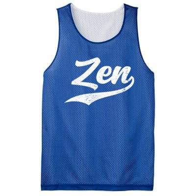 Zen Funny Zen Funny Meditating Meditation Yoga Namaste Gift Mesh Reversible Basketball Jersey Tank