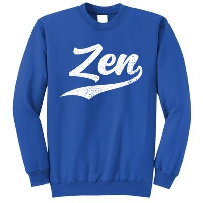 Zen Funny Zen Funny Meditating Meditation Yoga Namaste Gift Tall Sweatshirt