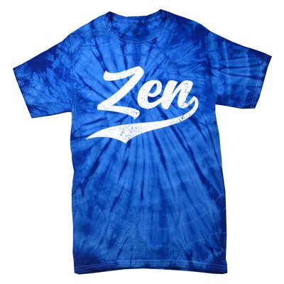 Zen Funny Zen Funny Meditating Meditation Yoga Namaste Gift Tie-Dye T-Shirt