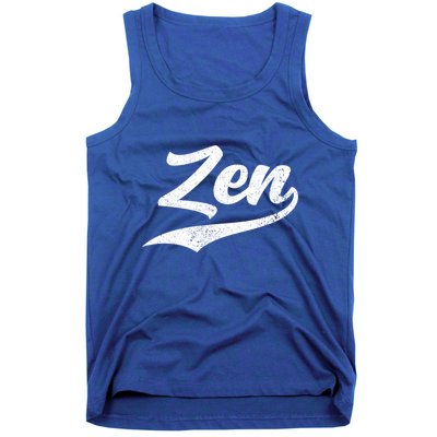 Zen Funny Zen Funny Meditating Meditation Yoga Namaste Gift Tank Top