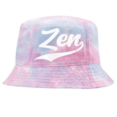 Zen Funny Zen Funny Meditating Meditation Yoga Namaste Gift Tie-Dyed Bucket Hat