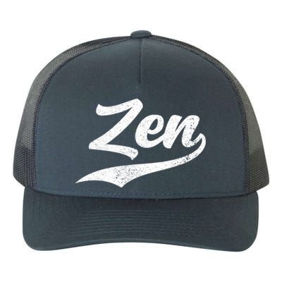 Zen Funny Zen Funny Meditating Meditation Yoga Namaste Gift Yupoong Adult 5-Panel Trucker Hat