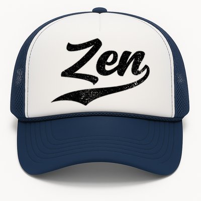 Zen Funny Zen Funny Meditating Meditation Yoga Namaste Gift Trucker Hat