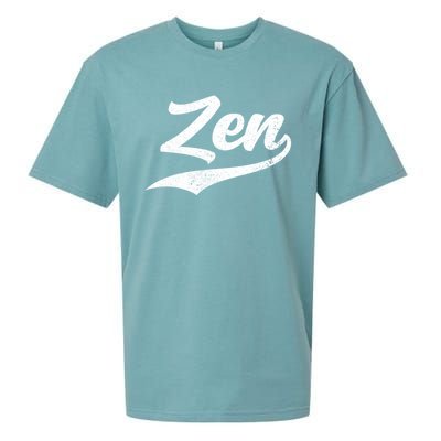 Zen Funny Zen Funny Meditating Meditation Yoga Namaste Gift Sueded Cloud Jersey T-Shirt