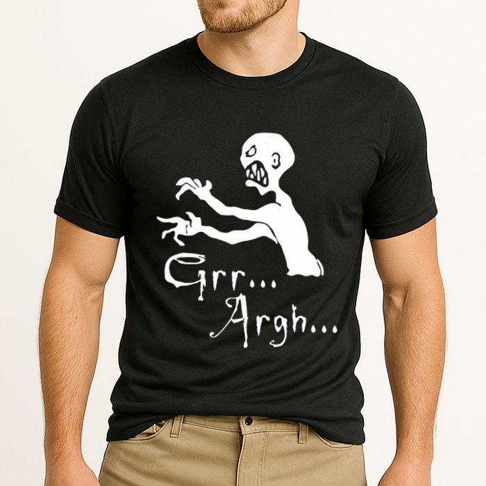 Zombie Grr Argh Cooling Performance Crew T-Shirt