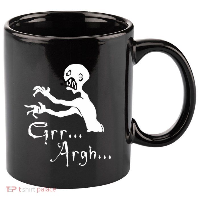 Zombie Grr Argh 11oz C Handle Ceramic Mug