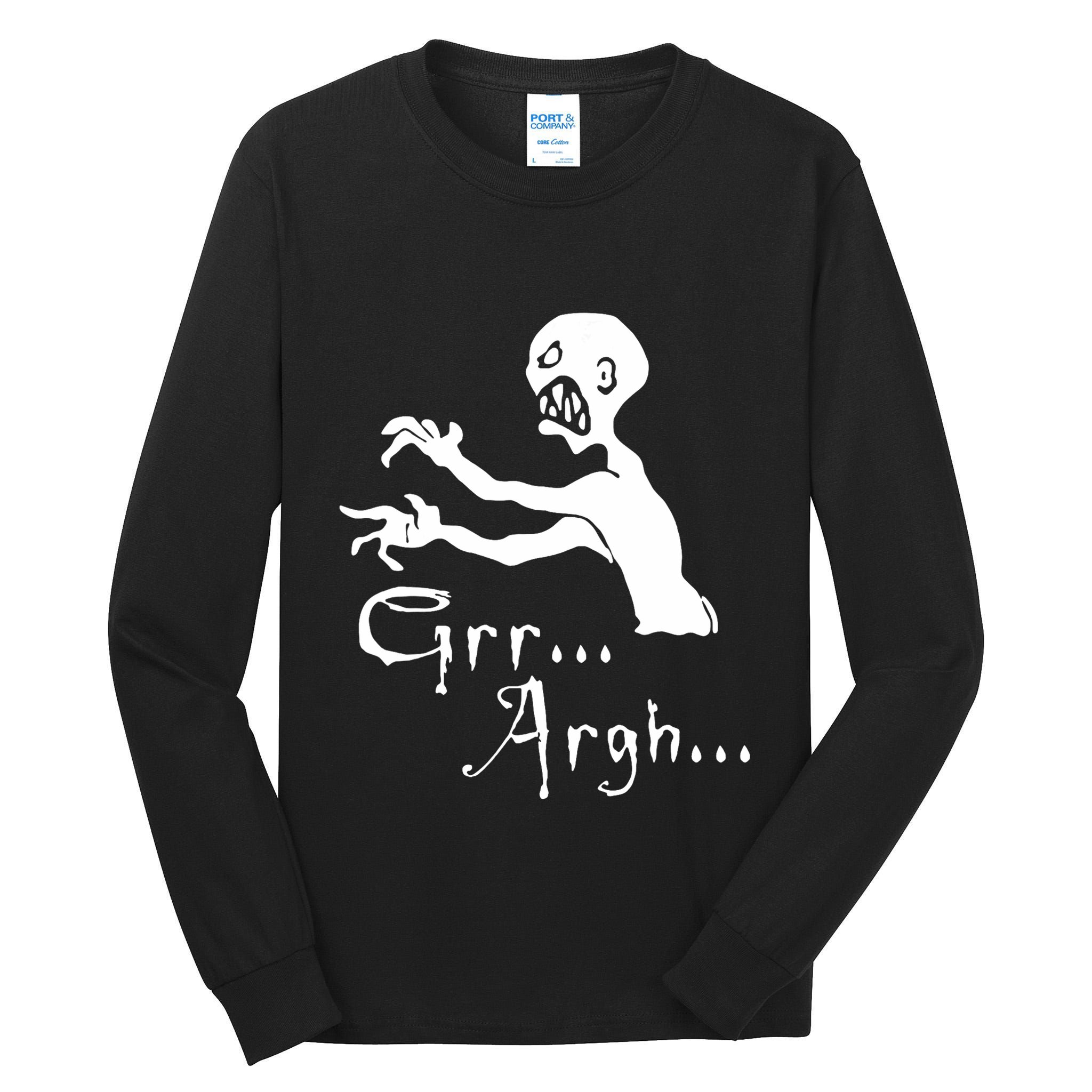 Zombie Grr Argh Tall Long Sleeve T-Shirt