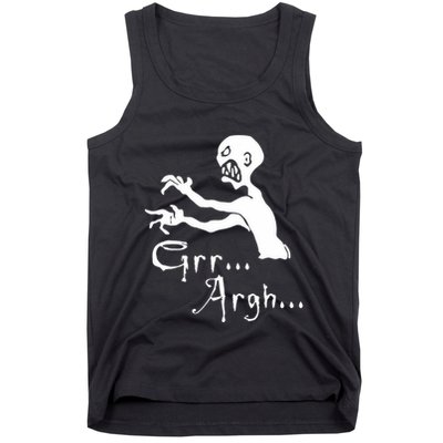Zombie Grr Argh Tank Top