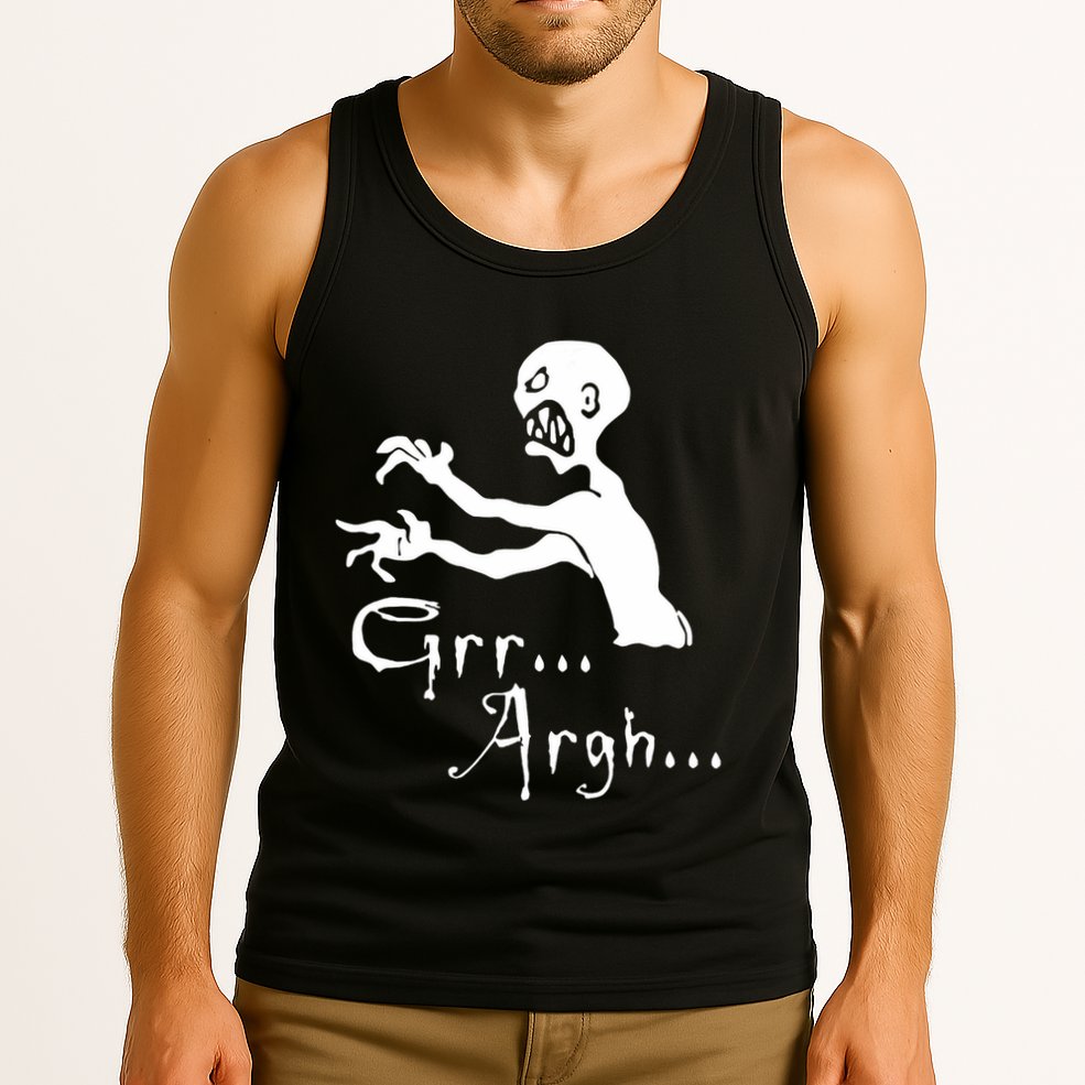 Zombie Grr Argh Tank Top