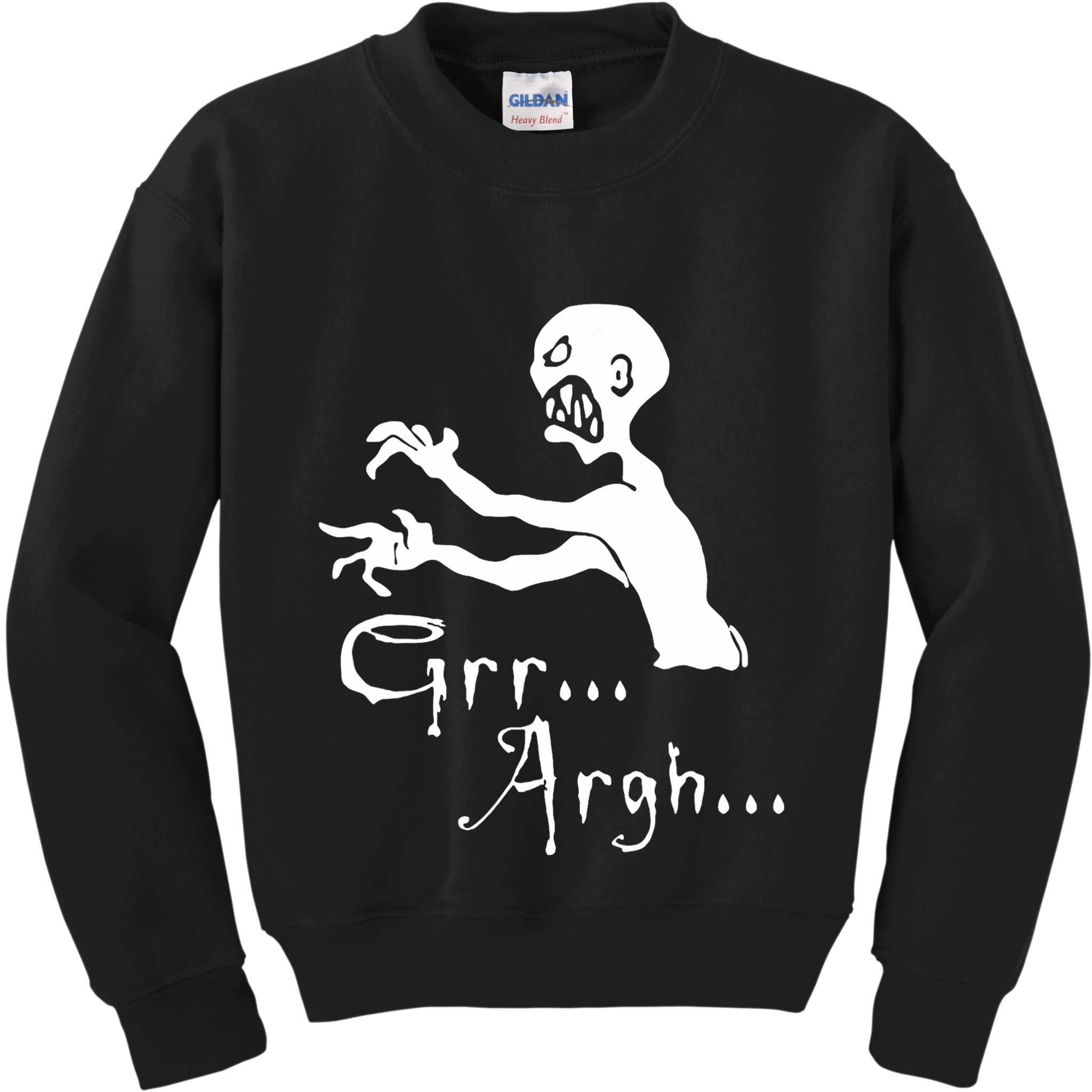 Zombie Grr Argh Kids Sweatshirt