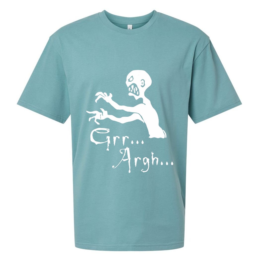 Zombie Grr Argh Sueded Cloud Jersey T-Shirt