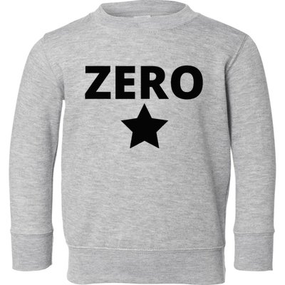 Zero Grunge Alternative Star Pumpkins 90s Rock Band Music Toddler Sweatshirt