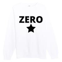 Zero Grunge Alternative Star Pumpkins 90s Rock Band Music Premium Crewneck Sweatshirt