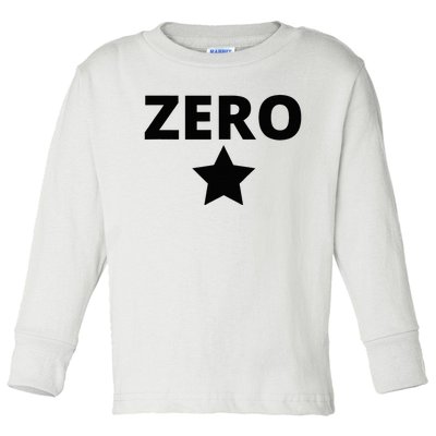 Zero Grunge Alternative Star Pumpkins 90s Rock Band Music Toddler Long Sleeve Shirt