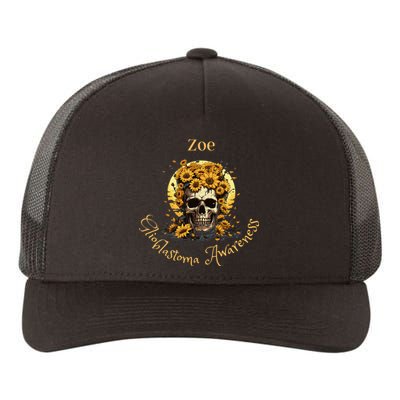 Zoe Glioblastoma Awareness (Back Design) Yupoong Adult 5-Panel Trucker Hat