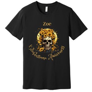 Zoe Glioblastoma Awareness (Back Design) Premium T-Shirt