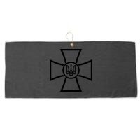 Zelensky Green Cross Ukraine I Dont Need A Ride I Need Ammunition Front&Back Large Microfiber Waffle Golf Towel