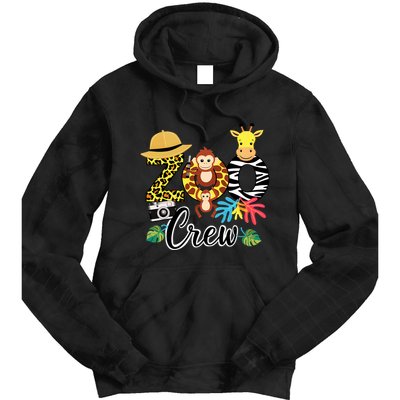 Zoo Giraffe Crew Safari Animal Zoo Keeper Costume Gifts Tie Dye Hoodie