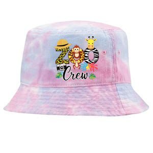 Zoo Giraffe Crew Safari Animal Zoo Keeper Costume Gifts Tie-Dyed Bucket Hat