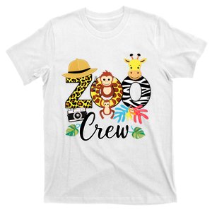 Zoo Giraffe Crew Safari Animal Zoo Keeper Costume Gifts T-Shirt